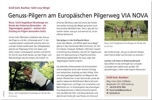 Advertorial-Beispiel für 'Grüß Gott, Nachbar!'
